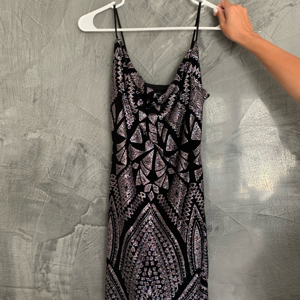 Sparkly Mini Bodycon Dress